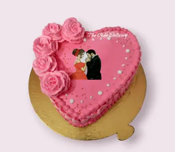 Heart shape cake